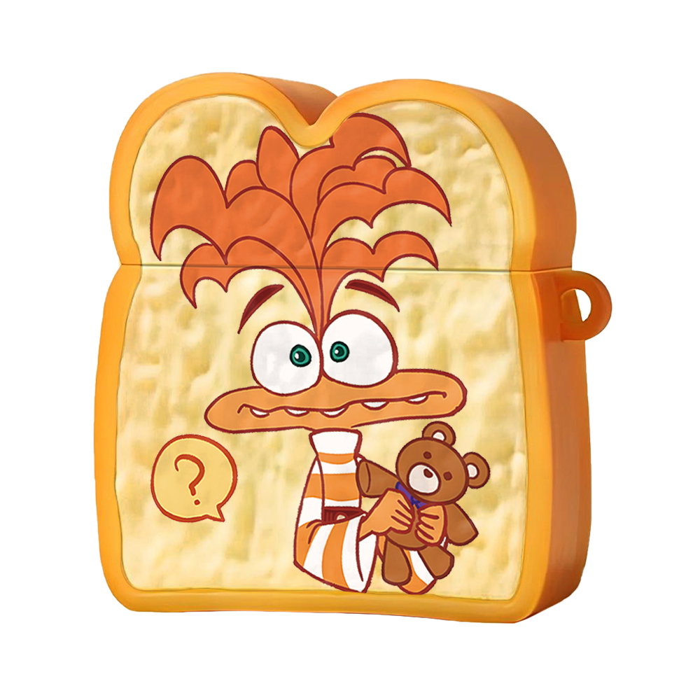 Disney Disney suitable for Apple/apple airpods second generation/third generation/pro/por2 generation silicone Inside Out Burnt Toast Bread Anti-fall Cartoon Protection Headphone Case