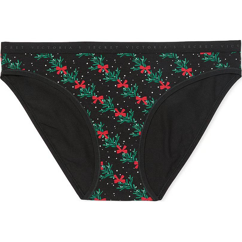 Женские трусы Victoria's Secret Stretch Cotton (черные)