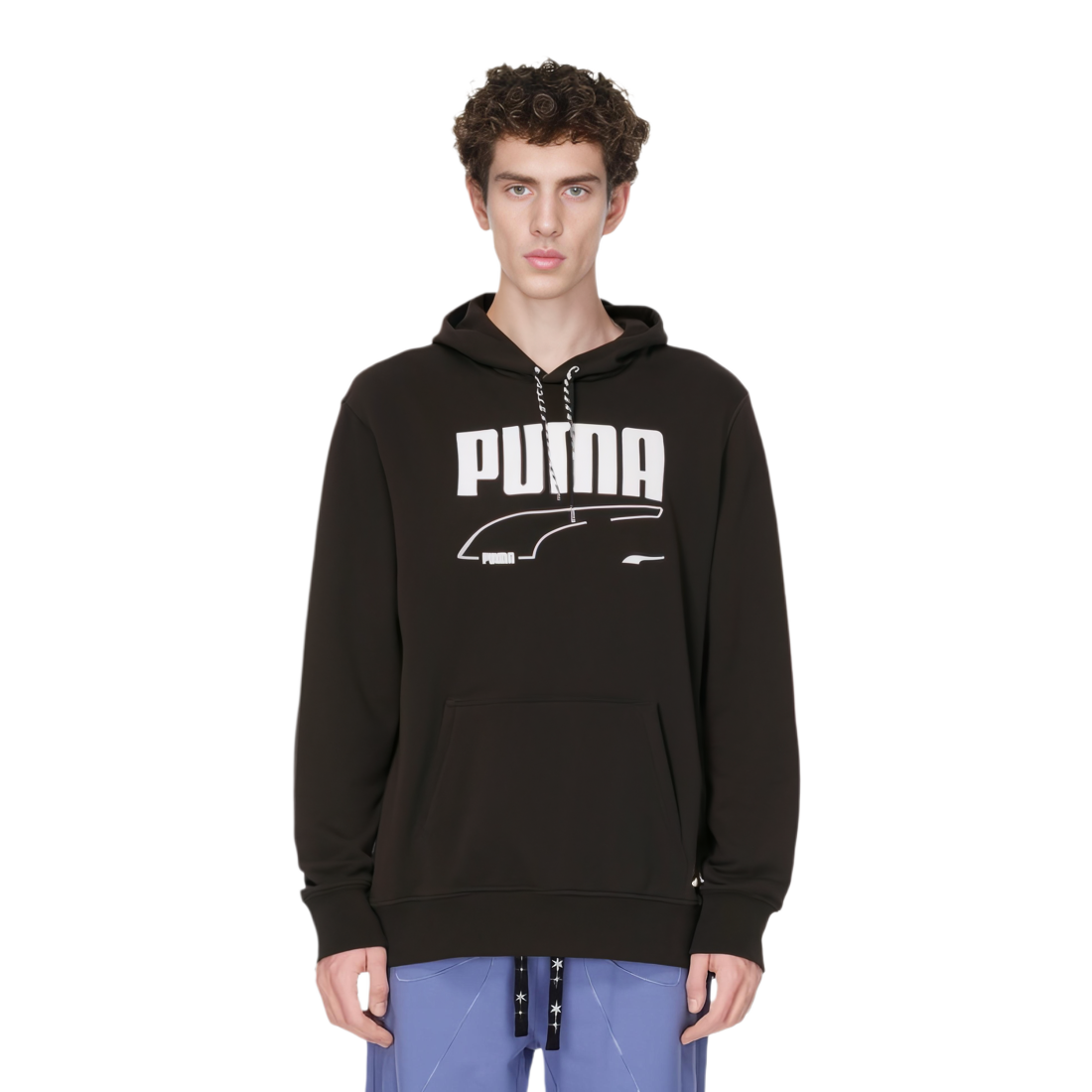 Мужское худи PUMA T7 Rebel Hoodie Tr (черное) — фото 3