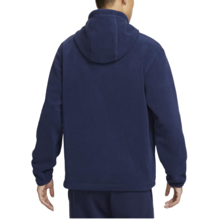 Nike Pullover Hooded Fleece Lined Soft And Comfortable Fleece Clothing Men’s Dark Navy Blue