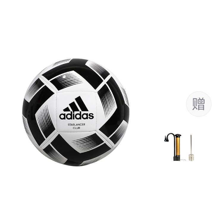 Adidas Size 5 Ball Soccer Ball Pu Machine Stitched Soccer Ball Unisex Black White