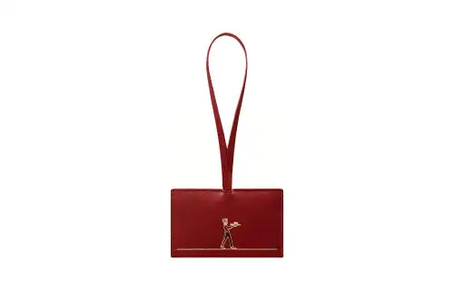 CARTIER Leather Bag Accessory Women's Red