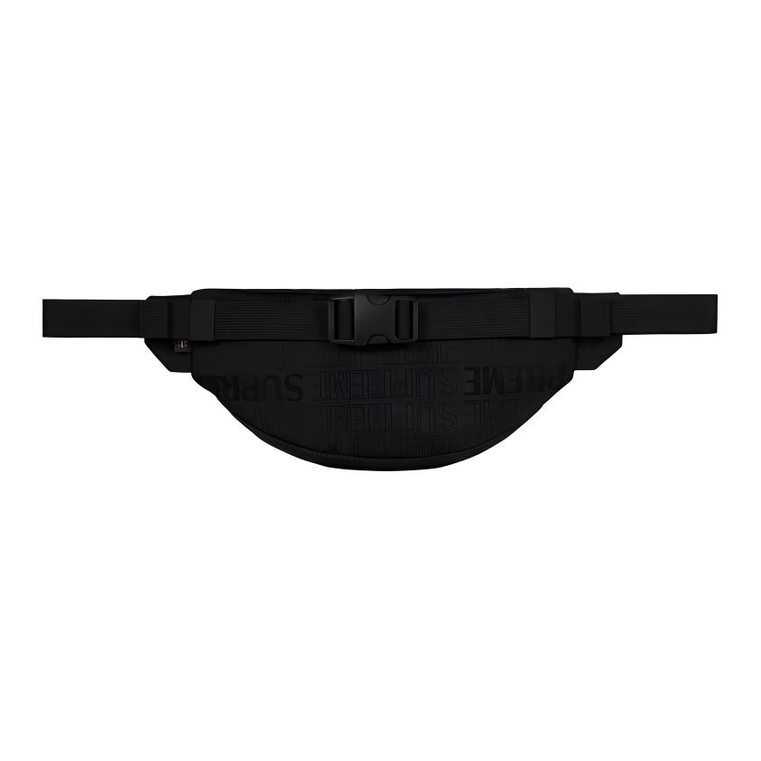 Сумка Supreme SS19 Week 0 Waist Bag Black (черная) — фото 3