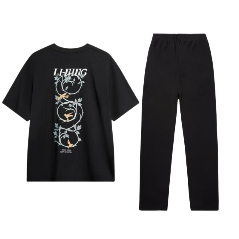 Li Ning Sports Life Collection Casual Sportswear Men’s Black