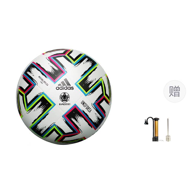 Adidas Size 5 Ball Soccer Ball Pu Seamless Thermal bonding Unisex White Black