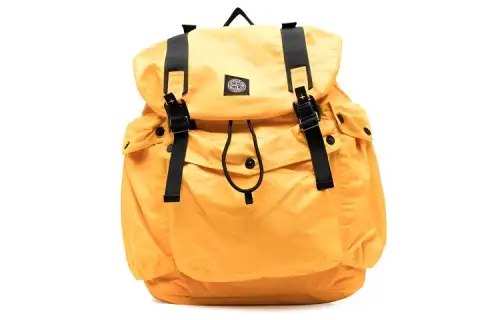 STONE ISLAND Cotton Backpack Men's Yellow
