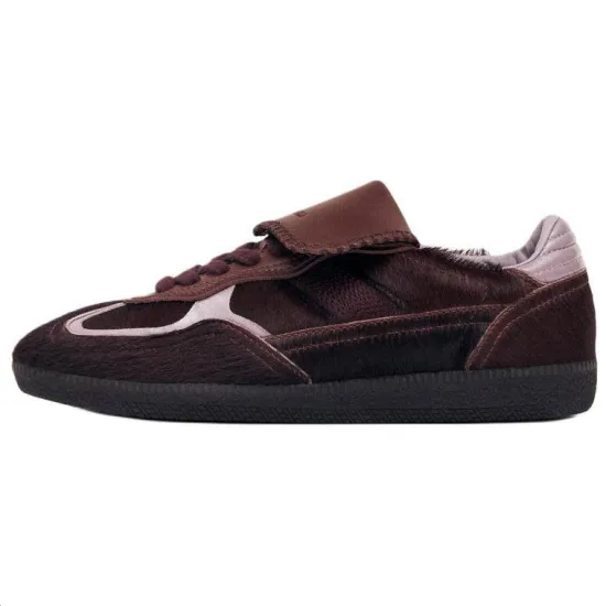 ALOHAS Low top Skateboard Shoes Unisex Burgundy