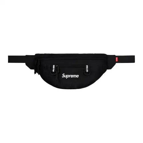 Supreme Polyester Crossbody Bag, Sling Bag, Fanny Pack Unisex Black