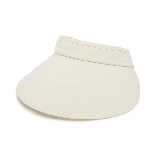 Li Ning Running Collection Polyamide, Elastane, Polyester Sun Protection Hats Unisex Ecru