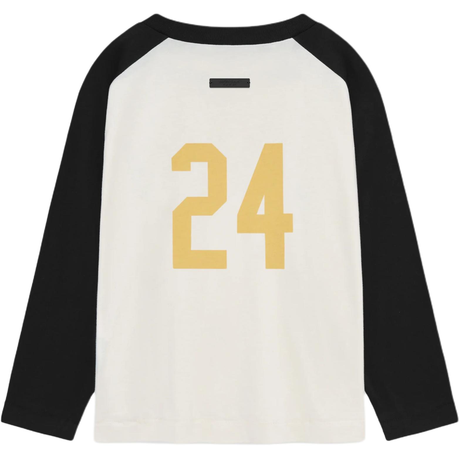 Женская футболка Fear of God Essentials FALL24 HOMECOMING Womens Tri-Blend Baseball Shirt T (серая) — фото 2