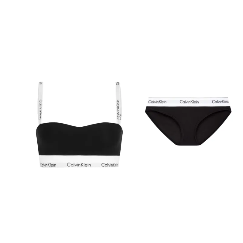 CALVIN KLEIN Underwear Set Women's Space Black