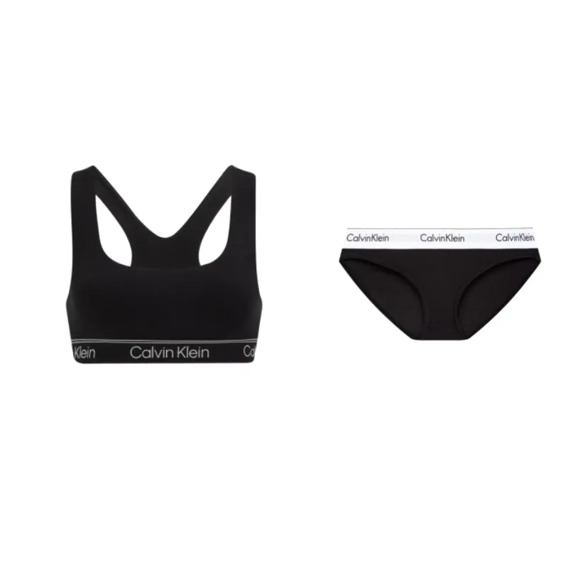 CALVIN KLEIN Underwear Set Women's Space Black