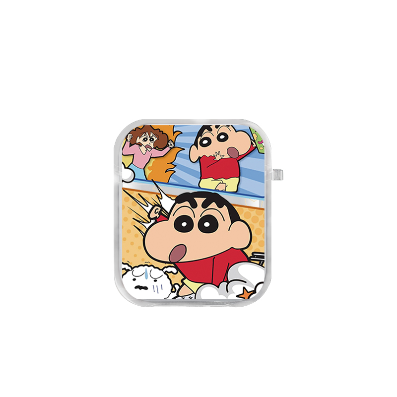 Apple, compatible silicone cartoon crayons, wireless transparent headphones, protective case, iphone, 3/2/1/, pro2, high-quality style, bluetooth