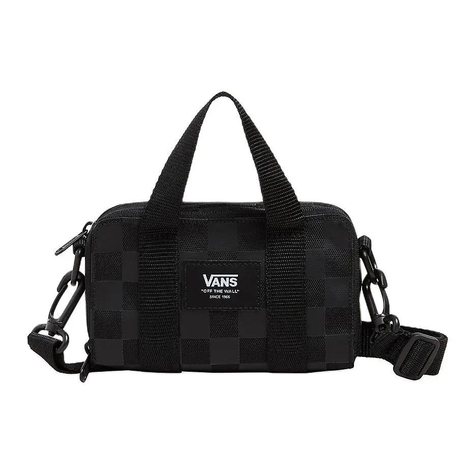 Vans Polyester Shoulder Bag, Crossbody Bag, Handbag Unisex Black