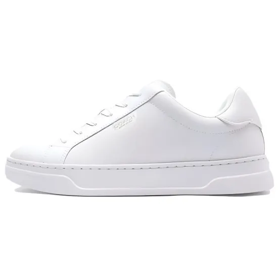 COACH Highline Low Top Skateboard Shoes Women's White
