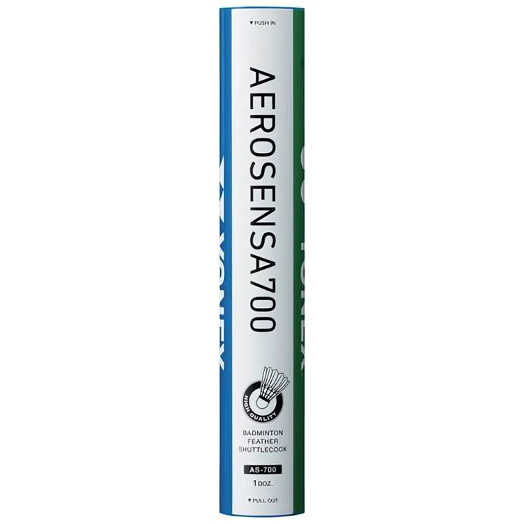 YONEX AS700 12 Pack Goose Feather Outdoor Shuttlecocks