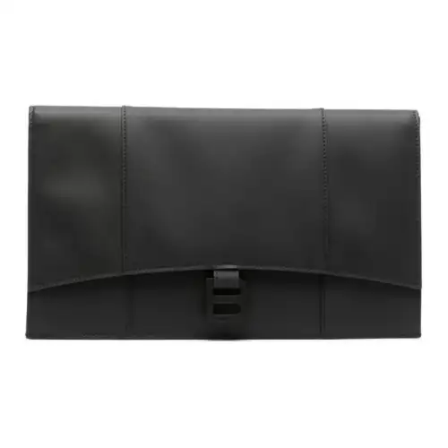 Balenciaga Calfskin Clutch Women's Black