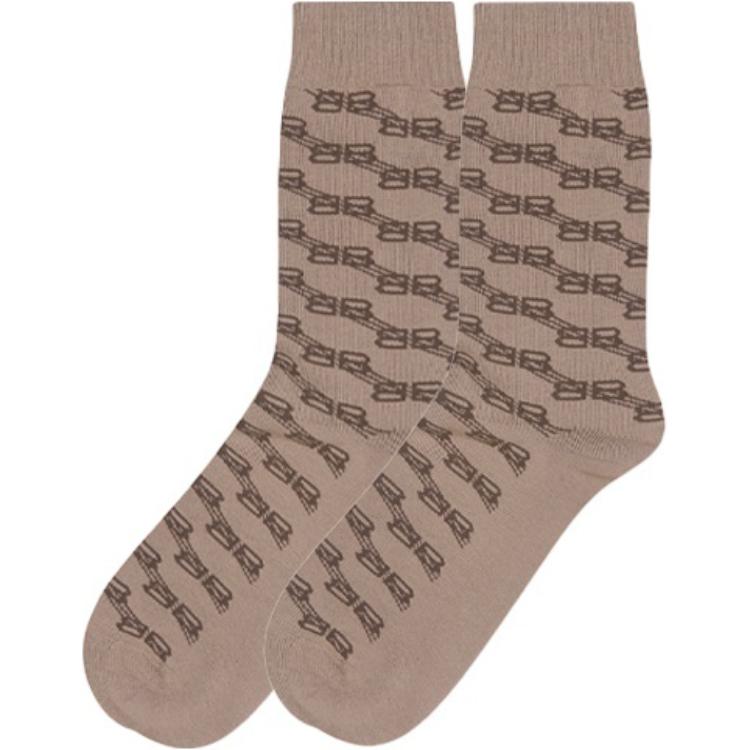 Balenciaga Logo Monogram Socks