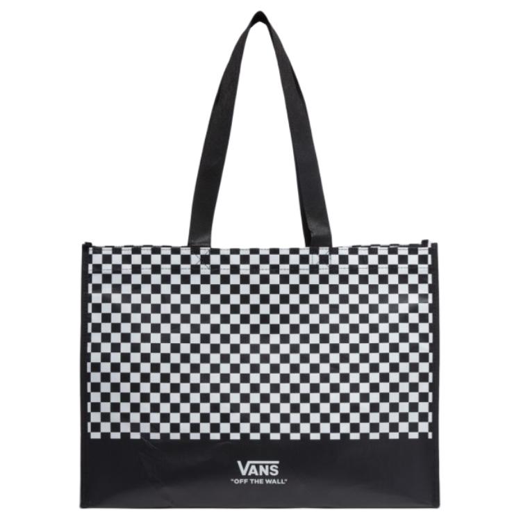 Мужская сумка-тот Vans Checkerboard Tote (черно-белая)