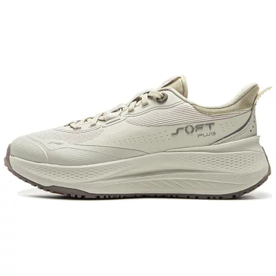 LINING SOFT PLUS Running Shoes Women's Low-Top Beige