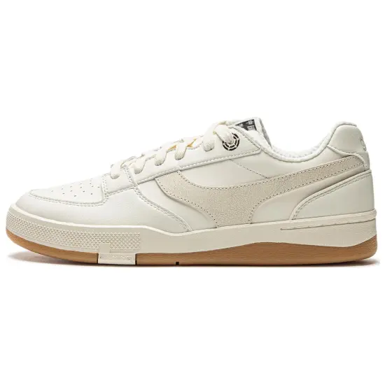 LINING Zhengrong Skateboard Shoes Men Low-Top Beige