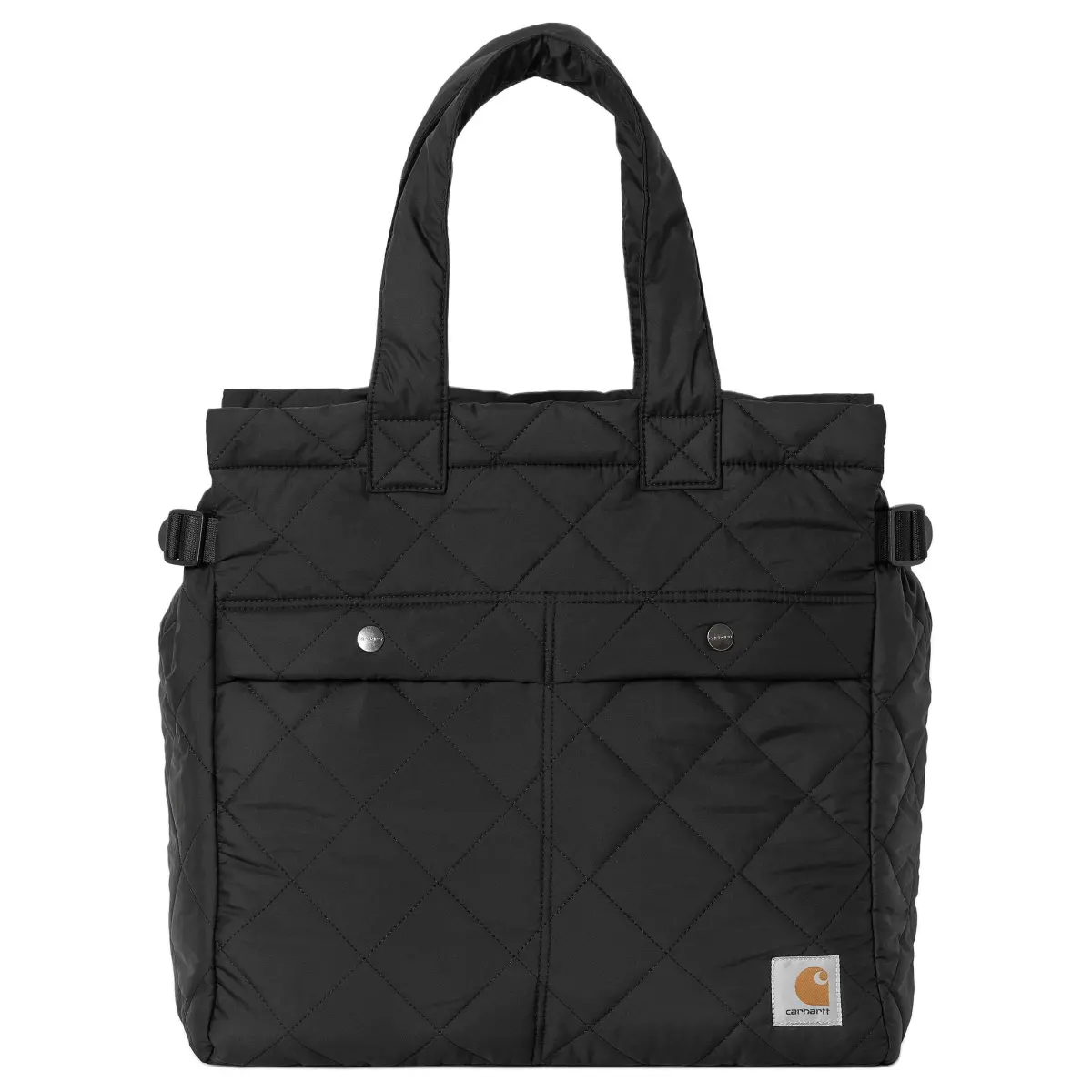 Carhartt WIP Polyester Tote Bag, Shopping Bag, Shoulder Bag, Handbag Unisex Black