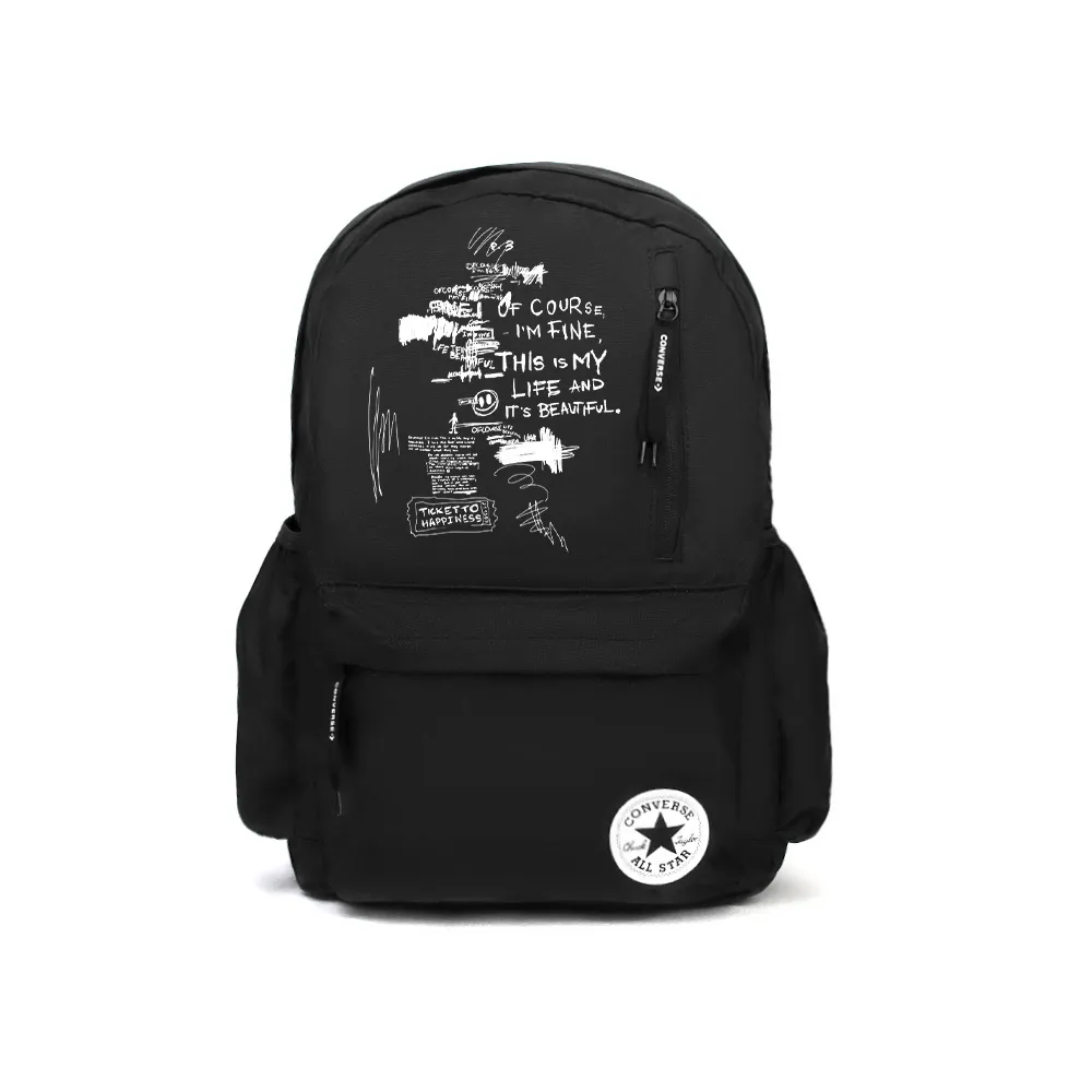 Converse Polyester Backpack Regular Unisex Black