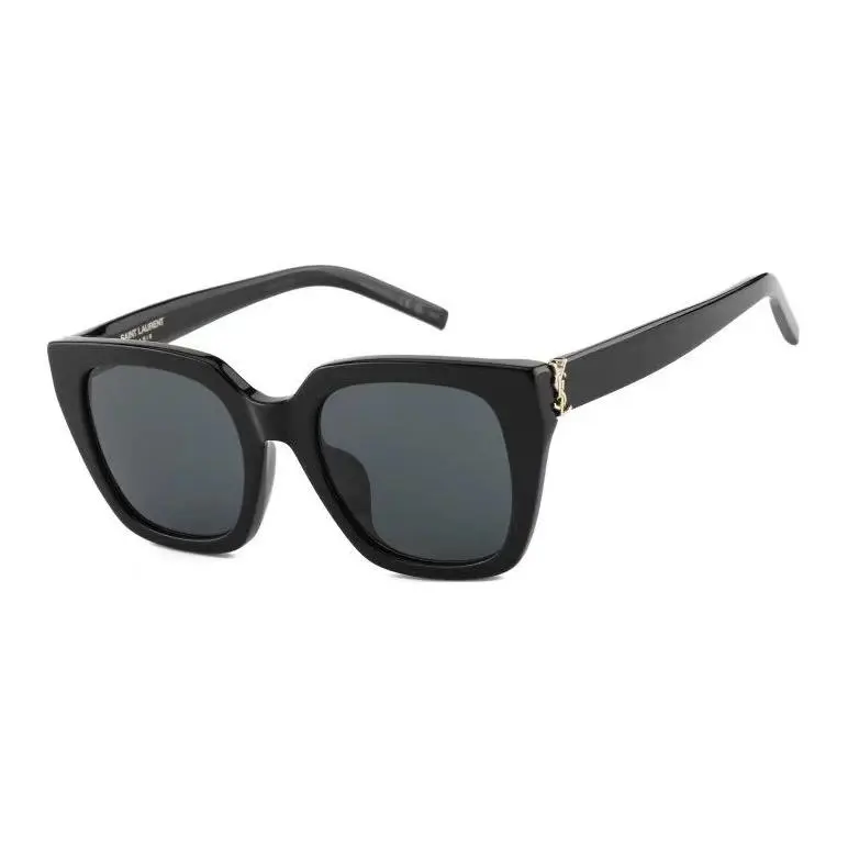 SAINT LAURENT Square Sunglasses Women's Black