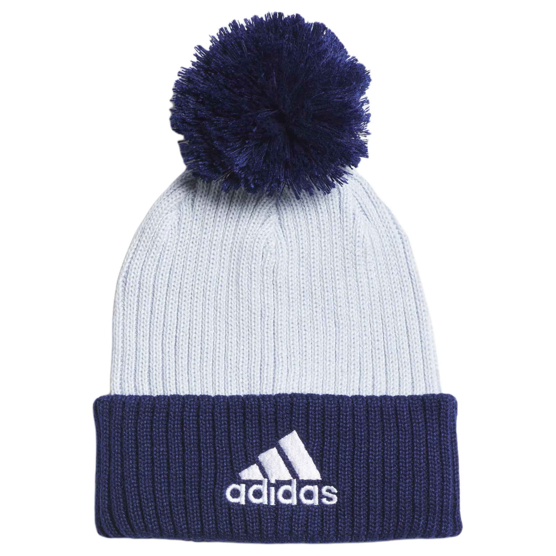 Шапка adidas Вязаная (голубая)