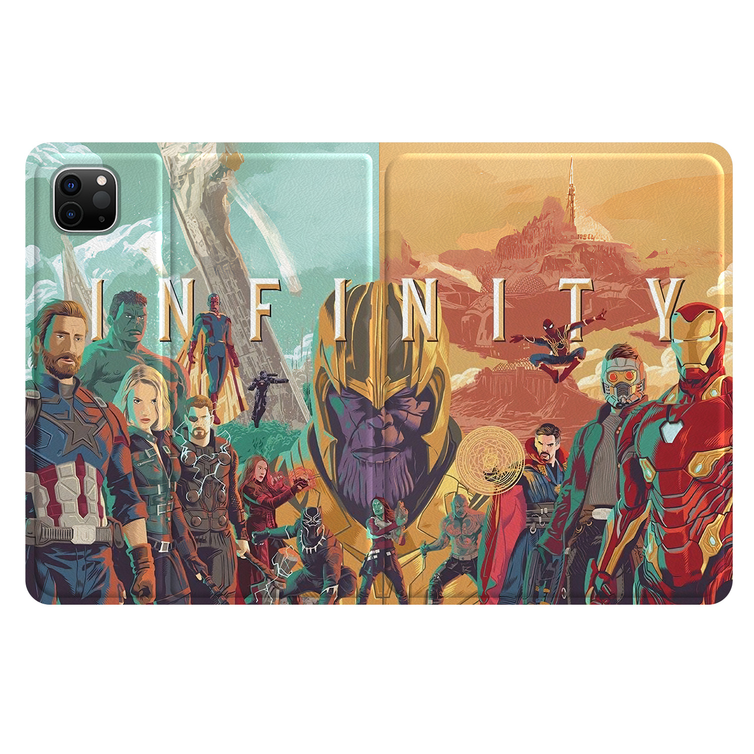 Disney Disney, The Avengers, apple, protective case, 2022, 12.9 inch, 11 inch, 10.2 inch, 10.9 inch