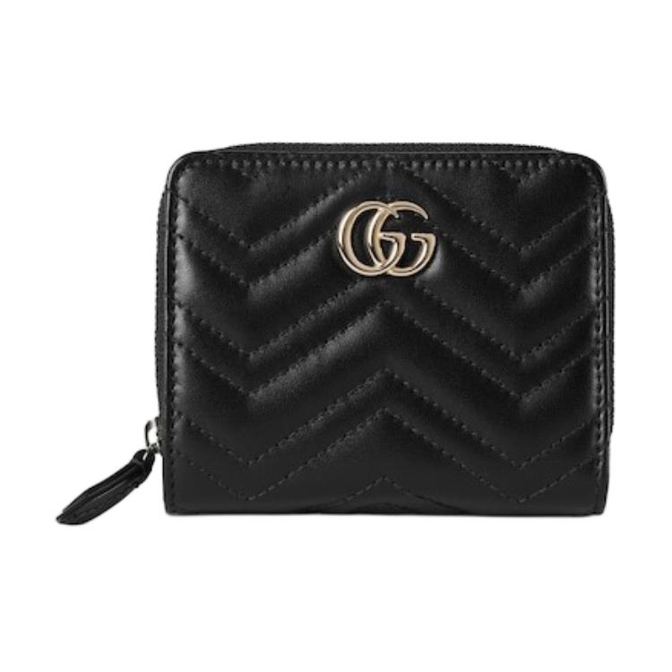 Женский кошелек Gucci GUCCI GG Marmont (черный)