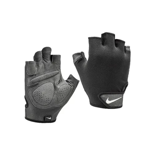 Nike Nike, non-slip wear-resistant black gloves for gym for men and women, polyester, for beloved