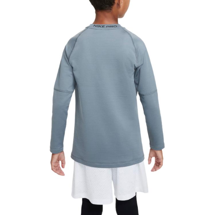 Футболка Nike NikeT Dri-FIT Long-Sleeve Training Top (серая) — фото 2