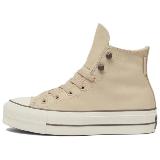 Converse Women's Chuck Tayor All Star Lift Platform High 'Weatherized Leather   Miso Glaze' Women's