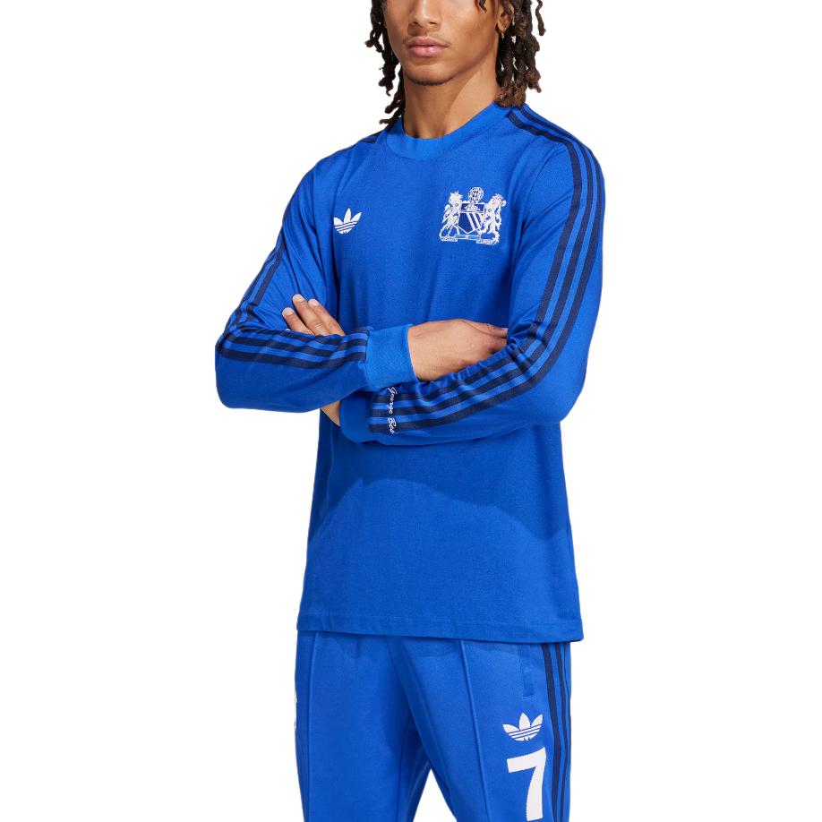 Adidas Three stripe Crest Long sleeve T shirt