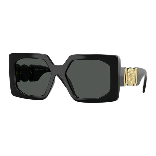 VERSACE Square Sunglasses Gray