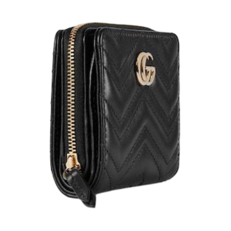 Женский кошелек Gucci GG Marmont (черный) — фото 2
