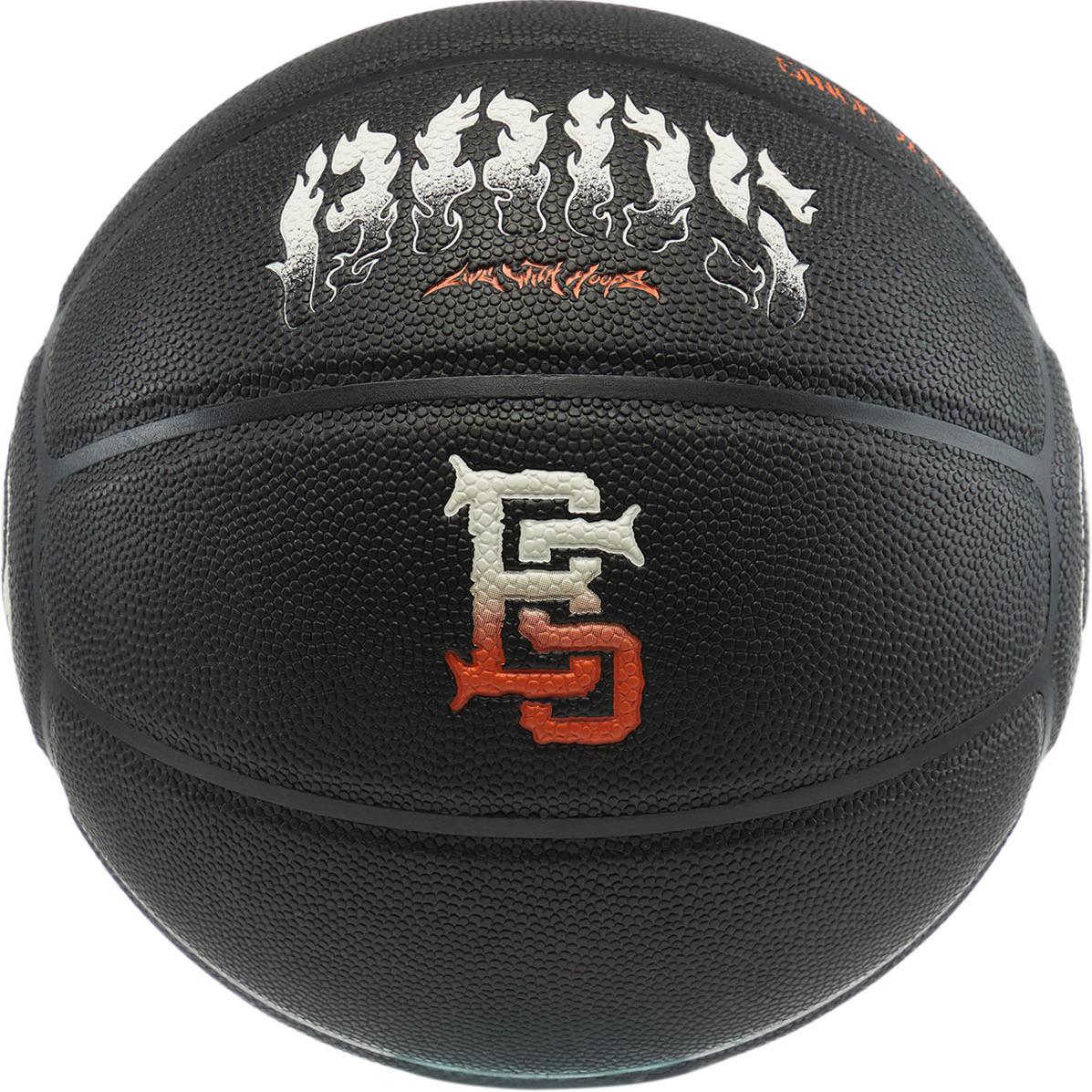 Li Ning Badfive Pu Basketball Black Size 7 Training Unisex