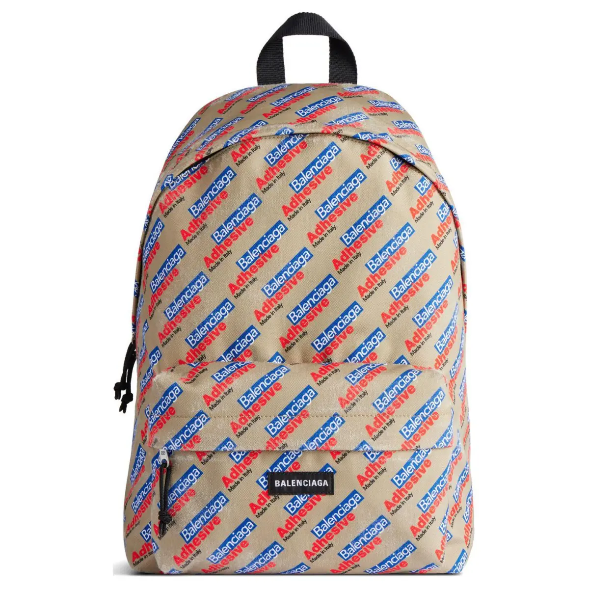 Balenciaga Logo Printed Zipped Backpack