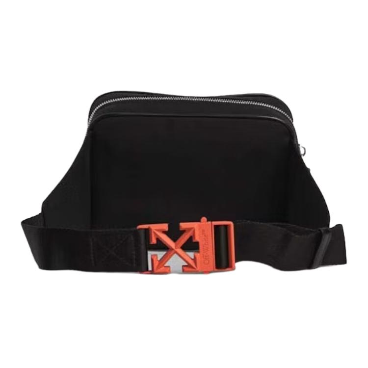 Мужская сумка OFF-WHITE Nylon Crossbody (черная) — фото 2