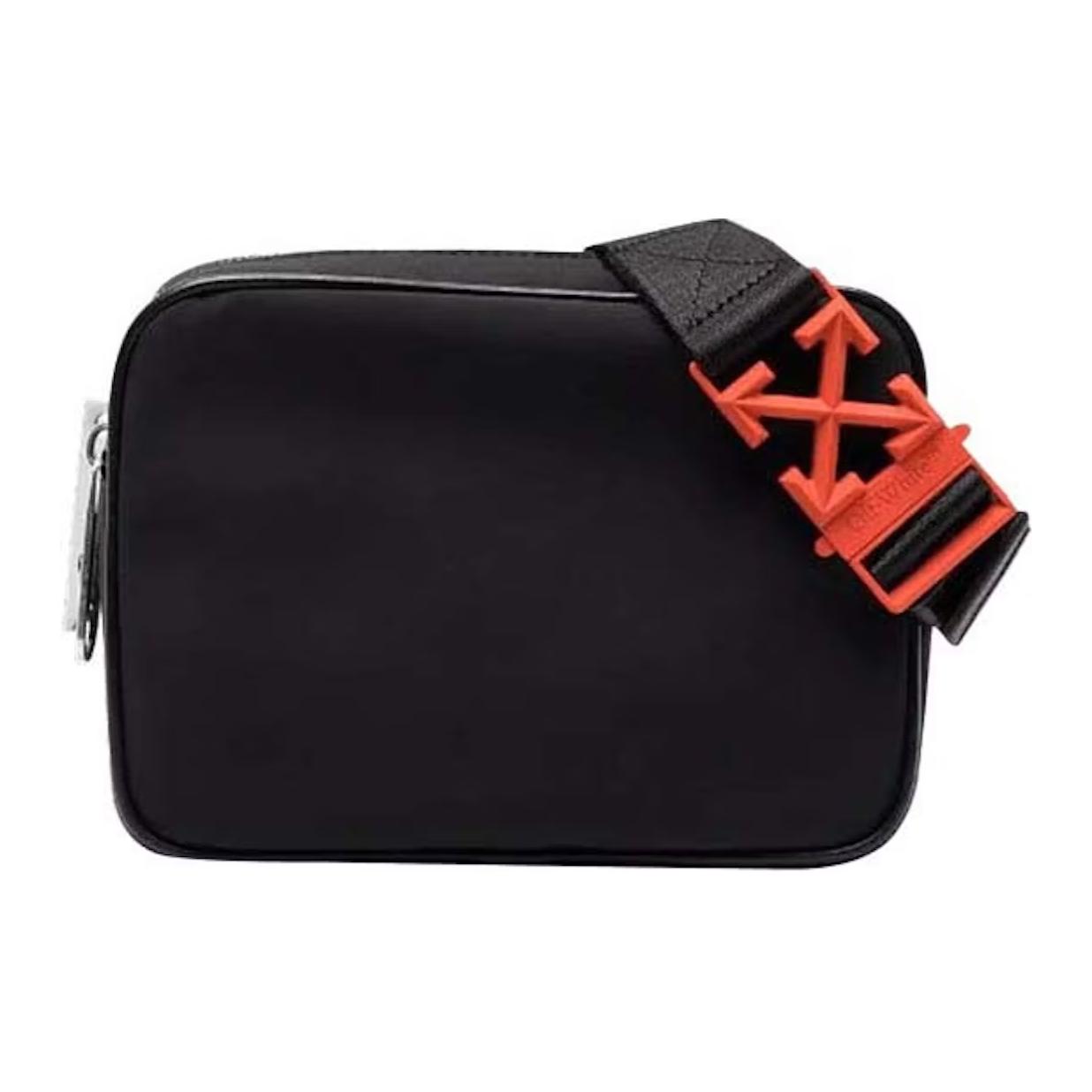 Мужская сумка OFF-WHITE Nylon Crossbody (черная)