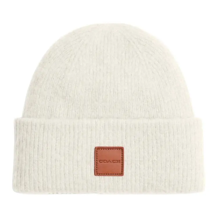 COACH Nylon Beanies Men's White