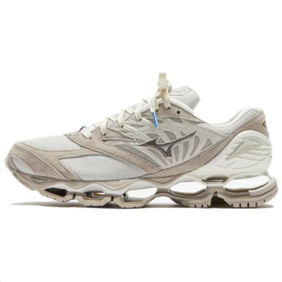 Mizuno Wave Prophecy LS Casual Shoes Men Low-Top Ecru