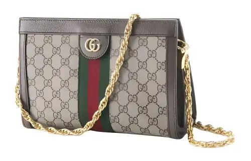 GUCCI Canvas Crossbody Bag, Shoulder Bag Women's Multicolor