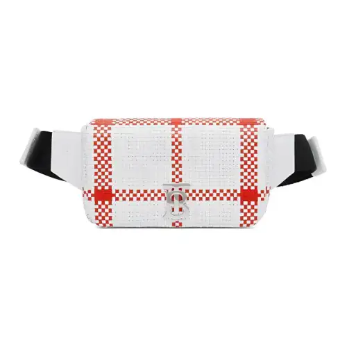 Burberry Cow Leather Fanny Pack Unisex White