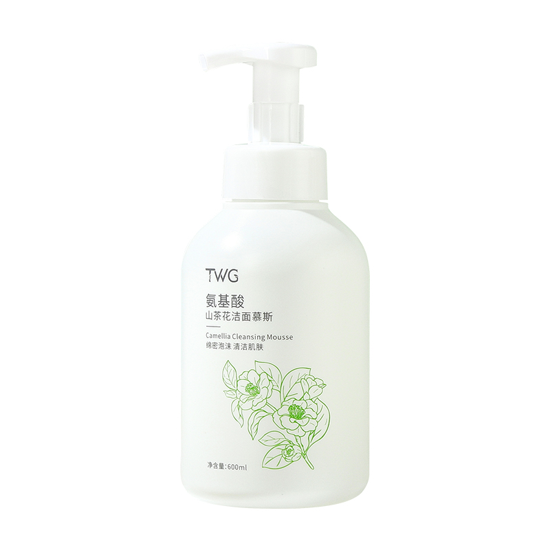 TWG Mountain tea amino acid based, soft mousse, moisturizing cleansing milk, makeup remover, 600 ml
