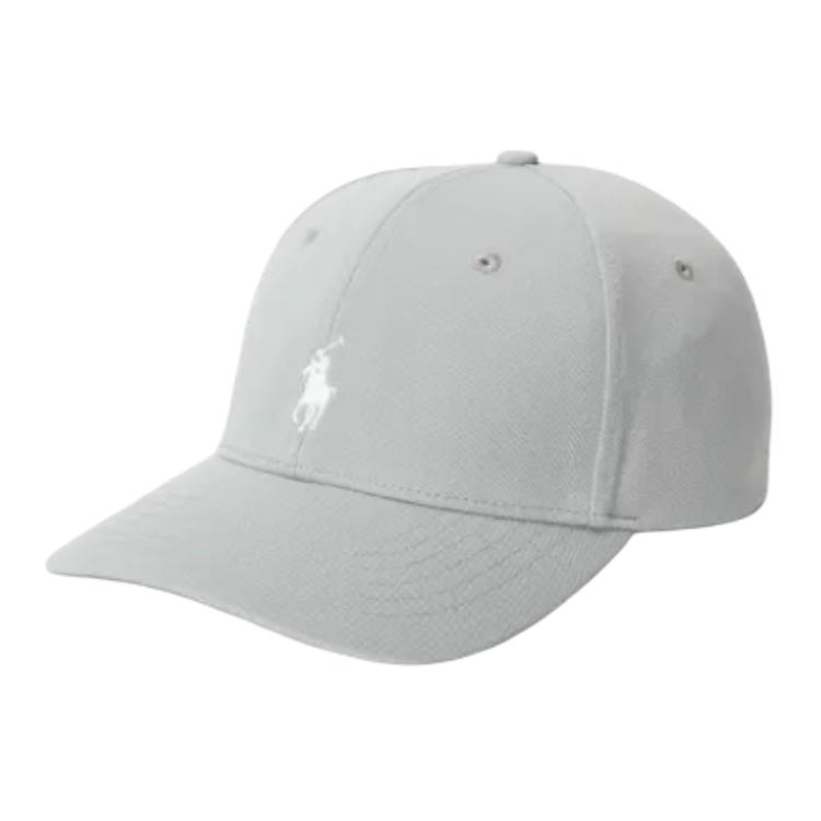 Мужская кепка Ralph Lauren Logo (серая)