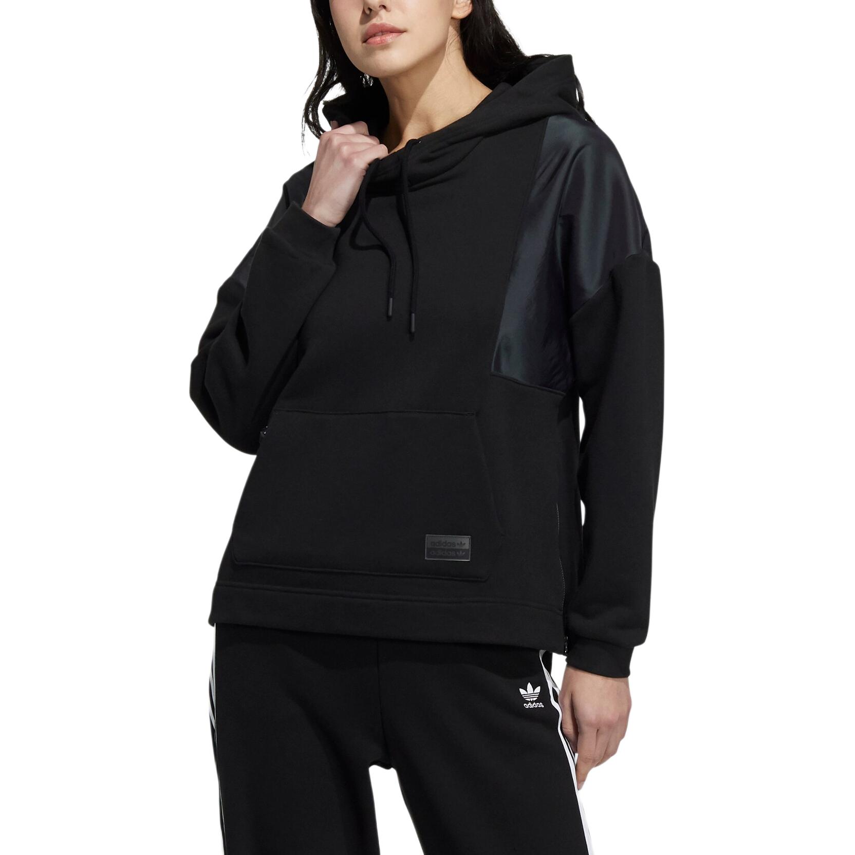 Женские худи adidas originals Ryv Hoody (черный) — фото 3