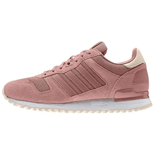 Adidas Originals ZX 700 Slip Resistant Abrasion Resistant Low top Casual Shoes Women's Dusty Pink