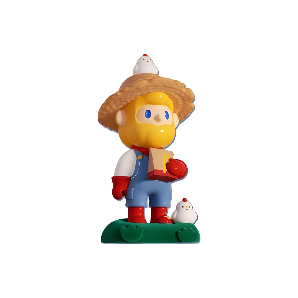 Looking for Unicorn x McDonald's FARMER BOB Chicken Friends Elevator Card 11.1cm